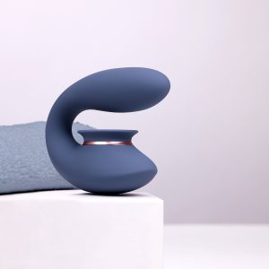 TWITCH 3 VIBRADOR RECARREGÁVEL E SUCÇÃO AZUL/CINZA INNOVATION - Image 5