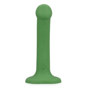 VIBRADOR NON-PHALLIC VIBRATING DILDO PEQUENO FOREST GREEN LOVELINE - Image 3