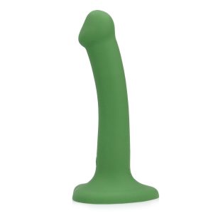 VIBRADOR NON-PHALLIC VIBRATING DILDO PEQUENO FOREST GREEN LOVELINE - Image 4