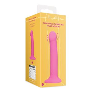 VIBRADOR NON-PHALLIC VIBRATING DILDO MÉDIO POWERFUL PINK LOVELINE - Image 7