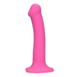 VIBRADOR NON-PHALLIC VIBRATING DILDO MÉDIO POWERFUL PINK LOVELINE - Image 4