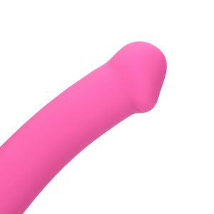 VIBRADOR NON-PHALLIC VIBRATING DILDO MÉDIO POWERFUL PINK LOVELINE - Image 6