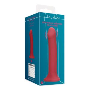 VIBRADOR NON-PHALLIC VIBRATING DILDO GRANDE RASPBERRY RED LOVELINE - Image 7