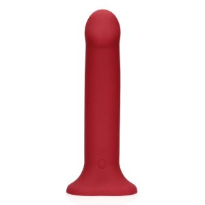 VIBRADOR NON-PHALLIC VIBRATING DILDO GRANDE RASPBERRY RED LOVELINE - Image 3