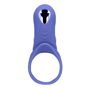 ANEL PARA O PÉNIS COM VIBRAÇÃO E ESTIMULADOR DE CLITÓRIS AZUL LOVELINE - Image 3