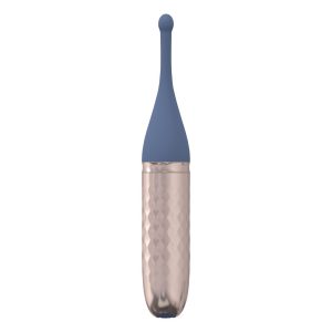 VIBRADOR THE THRILL10 SPEED INTERCHANGEABLE AZUL LOVELINE - Image 4