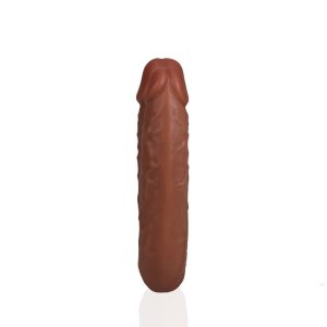 DILDO DUPLO U SHAPED DOUBLE DILDO 5 / 12,7 CM TAN REALROCK - Image 7