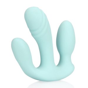 VIBRADOR 3-1 DE SILICONE LIQUIDO BREEZY BLUE LOVELINE - Image 3