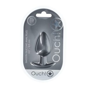 PLUG ANAL OUCH! GRANDE (PRATEADO) | 8,9 CM - Image 5