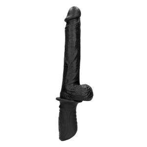 MÁQUINA DE SEXO HAND HELD DE SILICONE LÍQUIDO PRETA OUCH! - Image 5