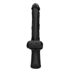 MÁQUINA DE SEXO HAND HELD DE SILICONE LÍQUIDO PRETA OUCH! - Image 6