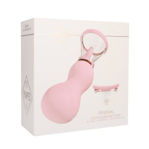 BOMBA RECARREGÁVEL PARA VULVA E SEIOS SENSUAL ROSA PUMPED - Image 2