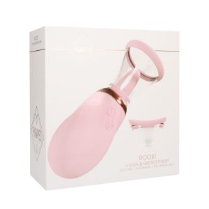 BOMBA RECARREGÁVEL PARA VULVA E SEIOS BOOST ROSA PUMPED - Image 6