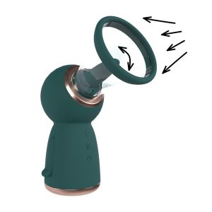 BOMBA PARA VULVA E SEIOS EXQUISITE FOREST GREEN PUMPED - Image 6