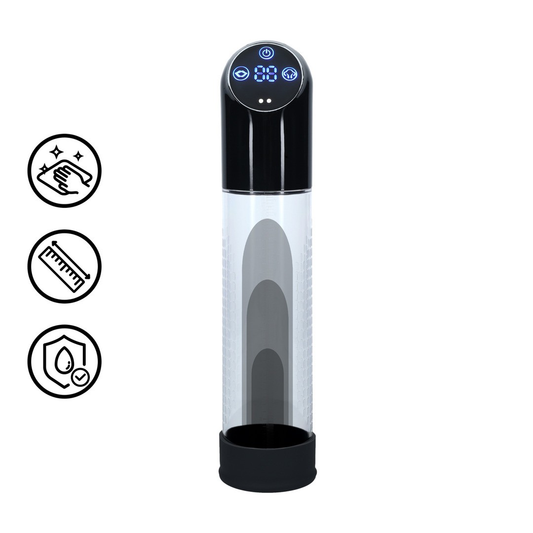 BOMBA AUTOMÁTICA PARA PÉNIS PRETA PUMPED