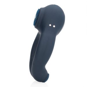 ANEL VIBRATÓRIO COM ESTIMULAÇÃO CLITORIANA AZUL ÍNDIGO LOVELINE - Image 4