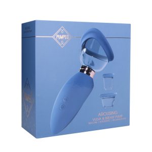 BOMBA PARA VULVA E SEIOS AROUSING BLUE PUMPED - Image 6