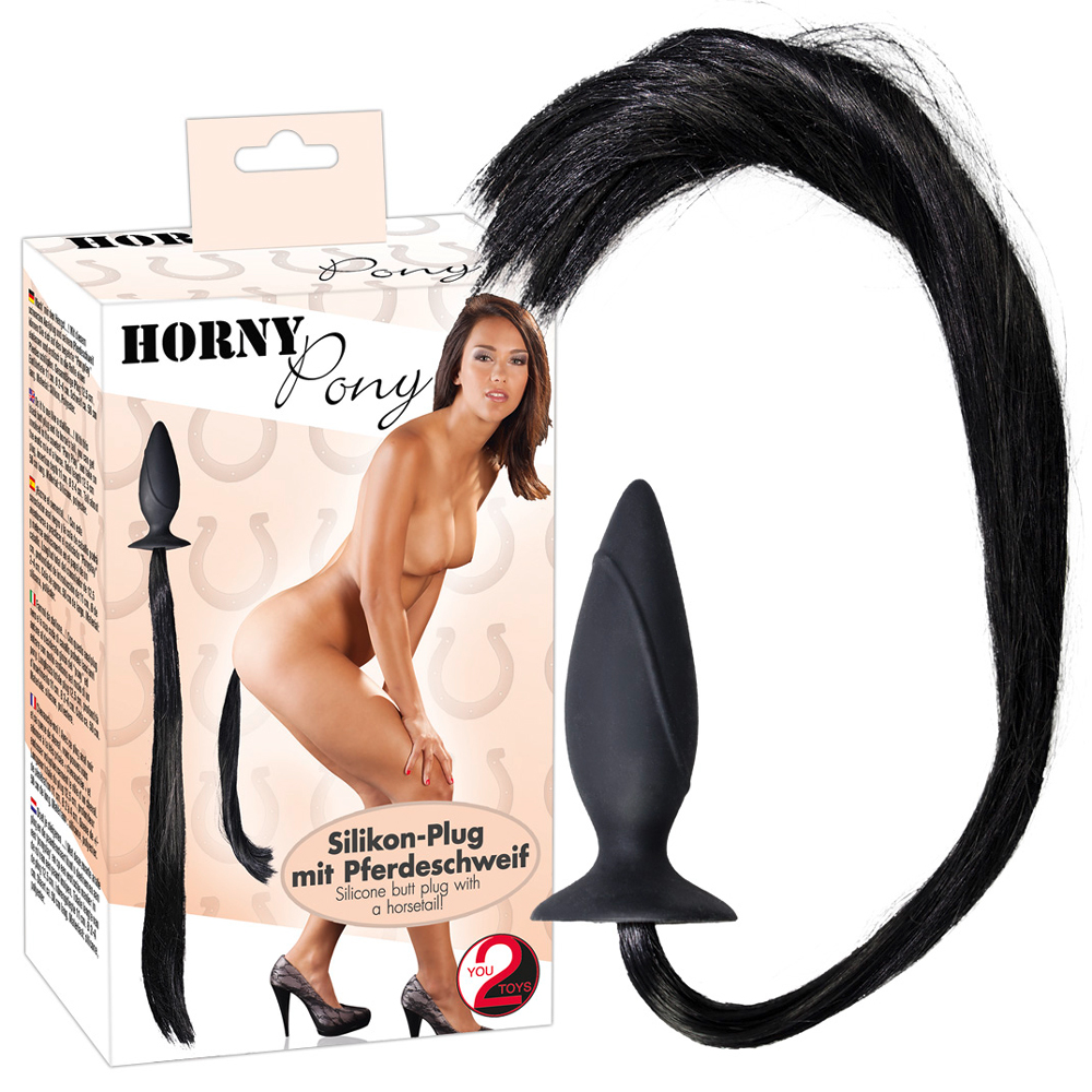 PLUG ANAL COM RABO DE CAVALO