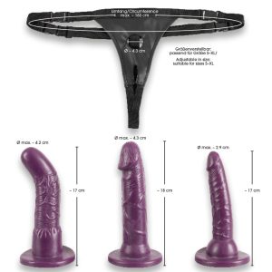 STRAP-ON COM 3 DILDOS BAD KITTY - Image 6