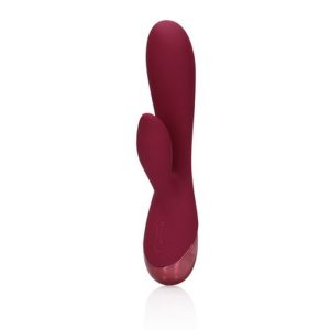 VIBRADOR SMOOTH SILICONE RABBIT DARK CHERRY LOVELINE - Image 7