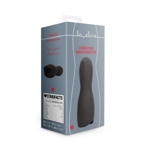 MANGA MASTURBADORA COM VIBRAÇÃO LICORICE BLACK LOVELINE - Image 1