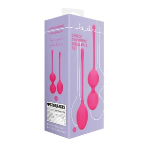 CONJUNTO DE 2 BOLAS VAGINAIS THUMPING KEGEL WILD STRAWBERRY LOVELINE - Image 2
