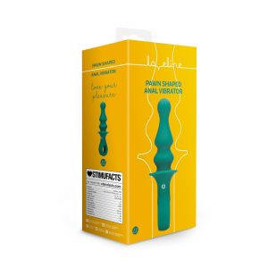 PLUG ANAL PEÃO COM VIBRAÇÃO PEACOCK PLUME LOVELINE - Image 1