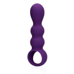 PLUG ANAL COM VIBRAÇÃO EM FORMA DE LÁGRIMAS CLEAR PURPLE LOVELINE - Image 7