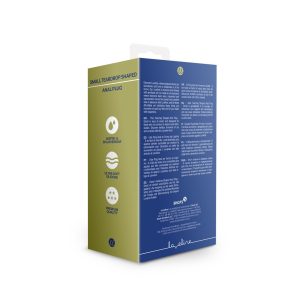 PLUG ANAL EM FORMA DE LÁGRIMA (AZUL) | PEQUENO - Image 3