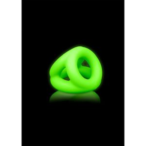 ANEL PARA O PÉNIS E TESTÍCULOS FLUORESCENTE GLOW IN THE DARK OUCH! - Image 6