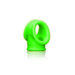 ANEL PARA O PÉNIS E TESTICULOS FLUORESCENTE GLOW IN THE DARK OUCH! - Image 4