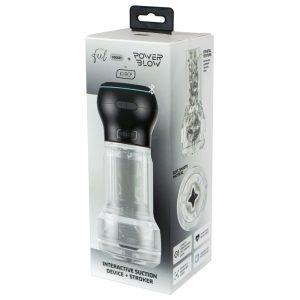 MASTURBADOR FEEL POCKET STROKER CRYSTAL + POWERBLOW COMBO - Image 2