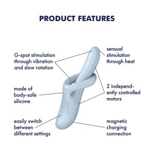 VIBRADOR SATISFYER HEAT FLEX 4 (AZUL) - Image 5