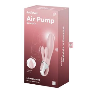 VIBRADOR SATISFYER AIR PUMP BUNNY 3 (ROSA) - Image 3