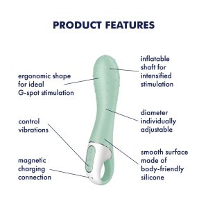 VIBRADOR SATISFYER AIR PUMP 3 (MENTA) - Image 5