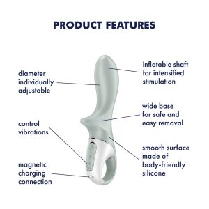 VIBRADOR SATISFYER AIR PUMP BOOTY 3 (VERDE) - Image 3