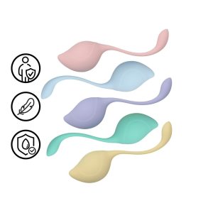 CONJUNTO DE 5 BOLAS VAGINAIS KEGEL KIT (MULTICOLOR) - Image 5