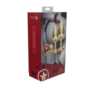 CONJUNTO DE 3 PLUGS ANAIS EM METAL MILAN COLLECTION (GOLD) - Image 5