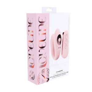 VIBRADOR DE CASAL COM COMANDO CHARME VIBE ROSA LOVELINE - Image 2