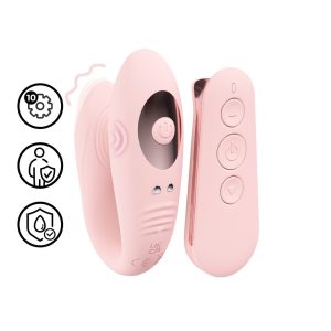 VIBRADOR DE CASAL CHARME VIBE (COM COMANDO) | ROSA - Image 3