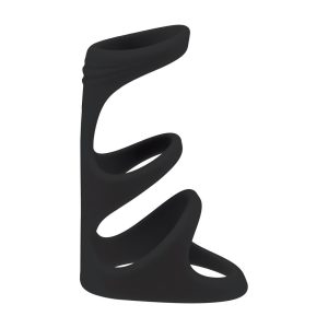 ANEL PARA O PÉNIS 3 LOOP PRETO LEVELZ - Image 2
