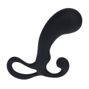 ESTIMULADOR DE PRÓSTATA  EM SILICONE COM BOLBO E ALÇA L PRETO LEVELZ - Image 1