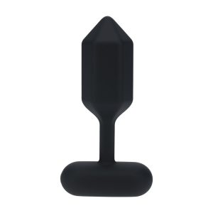 PLUG ANAL DE SILICONA COM VIBRAÇÃO HEXAGONAL S PRETO LEVELZ - Image 1
