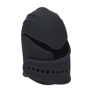 ESTIMULADOR DE GLANDE AJUSTÁVEL EM SILICONE COM VIBRAÇÃO PRETO LEVELZ - Image 1