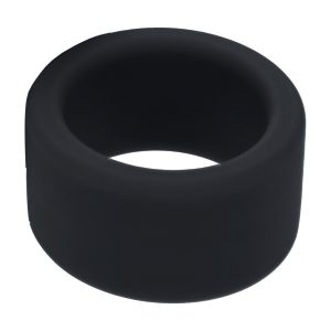 EXTENSOR DE TESTÍCULOS EM SILICONE LÍQUIDO M  34MM PRETO LEVELZ - Image 1