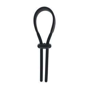 ANEL AJUSTÁVEL PARA O PÉNIS EM SILICONE 5MM PRETO LEVELZ - Image 2