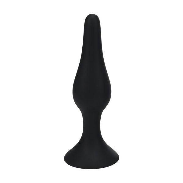 PLUG ANAL DE SILICONA SLIM XL PRETO LEVELZ