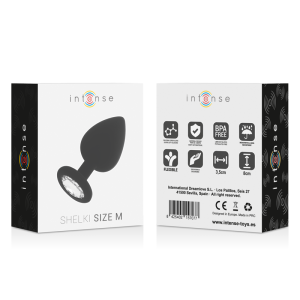 PLUG ANAL SHELKI M (PRETO) | 8 CM - Image 5