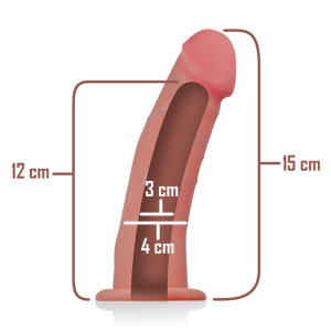 ARNÊS COM DILDO OCO INTENSE | 16 X 3 CM - Image 5