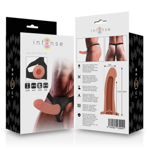 ARNÊS COM DILDO OCO INTENSE | 16 X 3 CM - Image 8